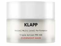 KLAPP RESIST AGING Retinol Triple Action PRO AGE Overnight Mask 50 ml