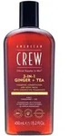 American Crew 3In1 Ginger & Tea Shampoo, Conditioner & Body Wash 450 ml