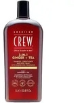1L American Crew 3In1 Ginger & Tea Shampoo, Conditioner & Body Wash