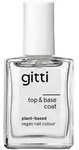 gitti Matte Top & Base Coat Vegan Nail Care 15 ml