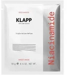 KLAPP RECHARGE Niacinamide Triple Action Refine Sheet Mask 1 St&uuml;ck