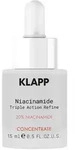 15ml KLAPP Niacinamide Triple Action Refine 20% Niacinamide Concentrate