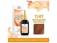 Wella Color Fresh pH 6.5 - Acid 7/47 Mittelblond Rot Braun, 75 ml