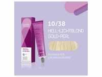 Londa Permanente Cremehaarfarbe Extra Rich 10/38 Hell Lichtblond Gold Perl, Tube 60