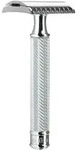 M&Uuml;HLE Rasierhobel offener Kamm R41 Griff aus Metall mit verchromten...