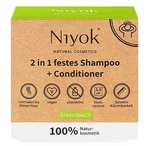 Niyok 2 in 1 festes Shampoo + Conditioner - Green touch 80 g