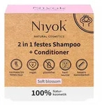 Niyok 2 in 1 festes Shampoo + Conditioner - Soft blossom 80 g