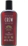 American Crew 3In1 Tea Tree Shampoo, Conditioner & Body Wash 250 ml