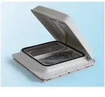 Fiamma Kurbeldachhaube Turbo-Vent mit 12 Volt Ventilator 40x40cm | Crystal
