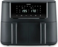 Severin 10002463000, Severin Hei&szlig;luftfritteuse Black Line Dual