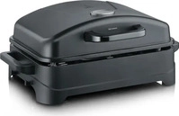Severin 10008597000, Severin Elektrischer BBQ Grill mit Haube
