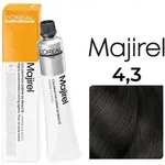 L'Or&eacute;al Professionnel Majirel Haarfarbe 4,3 Mittelbraun Gold - Goldgrundton...