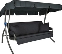 ANGERER Hollywoodschaukel "LIVING", 3-Sitzer (Grau)