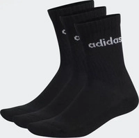 ADIDAS Sportsocken Crew, 3 St&uuml;ck (Schwarz, 43-45)