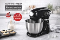 GOURMETMAXX K&uuml;chenmaschine 1000 W schwarz