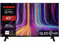 TELEFUNKEN Fernseher QUTO750S QLED TiVo Smart TV 4K UHD (43 Zoll)