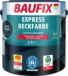 BAUFIX Express Deckfarbe 2,5 Liter (saphirblau matt) 2.5 l blau, Grundpreis:...