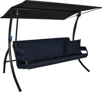 ANGERER Hollywoodschaukel "WAVE", 3-Sitzer (Blau)
