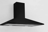RESPEKTA Kaminhaube "Nola / Karena" (Breite: 90 cm, Schwarz),...