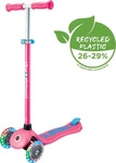 GLOBBER Tretroller Primo Plus Lights, mit LED-Leuchtrollen (Pink)