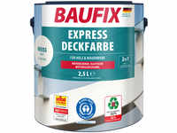 BAUFIX Express Deckfarbe 2,5 Liter (weiss matt)