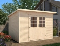 WEKA Gartenhaus "219" (2, Natur) braun