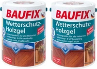 BAUFIX Wetterschutz-Holzgel, 5 Liter (kastanie) 5 l, Grundpreis: &euro; 5,22 / l