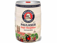 Paulaner Hefe-Weißbier Naturtrüb 5 Liter Bierfass mit Zapfhahn, Pfandfrei 5,5...