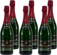ROTK&Auml;PPCHEN Sekt Flascheng&auml;rung Riesling trocken, Schaumwein 0.75 l,...