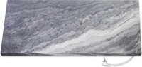 MARMONY Marmor Infrarot-Heizk&ouml;rper inkl. Thermostat MTC-40 (Carrara-anthrazit,...