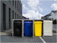 HIDE Dänemark Hide Mülltonnenbox 240l Kunststoff (3er Box)