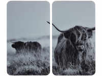 Wenko Herdabdeckplatte Univer, Highland Cattle (Highland Cattle)