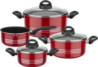 GSW Kochtopf-Set Milano Color 7-teilig (Rot)