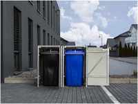 HIDE Dänemark Mülltonnenbox, für Mülltonnen bis 240 Liter, mit Tür und