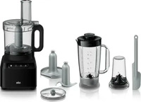 BRAUN K&uuml;chenmaschine schwarz "FP3132BK", 800W