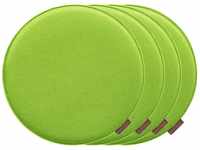 MAGMA Stuhlkissen Avaro 4er Set (grün, rund)