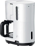 BRAUN Filter Kaffeemaschine KF1100BK (Wei&szlig;)