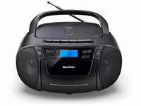 Karcher RR 5045 tragbares Radio mit CD-Player, Kassettenplayer, UKW Radio, USB /