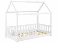 Juskys Kinderbett Marli_STR_OS (160 x 80 cm, weiß) 80 x 160 cm