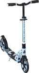MUUWMI Aluminium Scooter 205 mm, Lenker 5-fach h&ouml;henverstellbar (Blau)