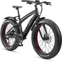 TELEFUNKEN E-Bike Fat Bike Aufsteiger FM350 26 Zoll schwarz