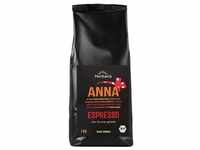 Herbaria Espresso Bio Anna ganze Bohne 1kg - kräftig fruchtig im Geschmack