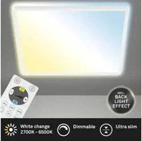 Briloner Leuchten 7082016, Briloner Leuchten SLIM CCT LED Panel, 42 cm, 22 W, Wei&szlig;