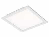 Briloner Simple LED Deckenleuchte, LED Panel Flach, Eckig, 29,5x29,5 cm, Weiß