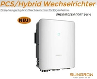 Sungrow SH5.0RT Hybrid Wechselrichter mit Wifi und Smart Meter