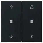 Gira System 3000 Jalousie- und Schaltuhr Bluetooth (schwarz matt)