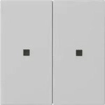 Gira System 3000 Bedienaufsatz 2fach (grau, matt)