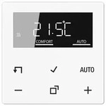 Jung Display Standard zur Raumtemperaturregelung (Echtglasfront alpinwei&szlig;)