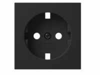 Gira Zentralplatte - Ersatz-Abdeckung für SCHUKO-Steckdose (schwarz matt)