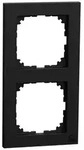 MERTEN M-Pure-Rahmen2-fach, schwarz matt